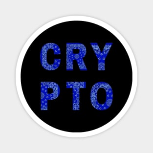 Blue Crypto Magnet